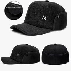 Winter Thickened Warm Baseball Cap Men's Ear Protection Outdoor Cap