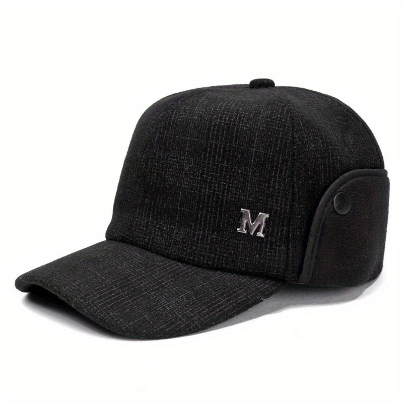 Winter Thickened Warm Baseball Cap Men's Ear Protection Outdoor Cap
