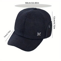 Winter Thickened Warm Baseball Cap Men's Ear Protection Outdoor Cap
