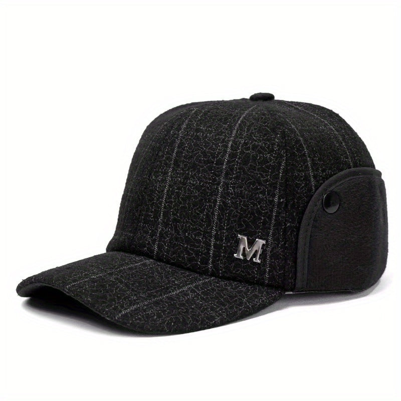 Winter Thickened Warm Baseball Cap Men's Ear Protection Outdoor Cap