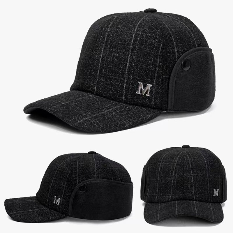Winter Thickened Warm Baseball Cap Men's Ear Protection Outdoor Cap