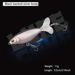 5pcs Artificial Hard Fishing Bait Double Propellers Tail