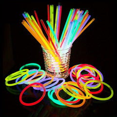 20pcs Glow Sticks Neon Necklace Bracelets Party Light Stick