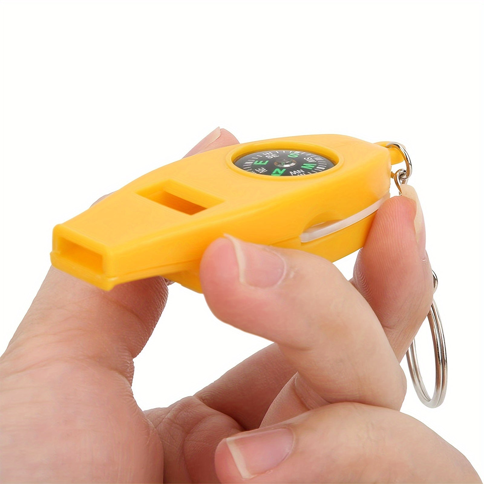 3pcs 4 in 1 Emergency Whistle Compass Thermometer
