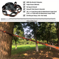 Parachute Hammock with Straps & Carabiner for Camping