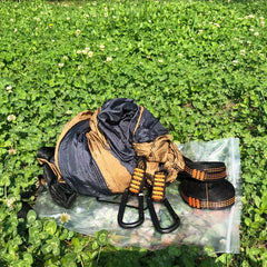 Parachute Hammock with Straps & Carabiner for Camping