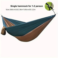 Parachute Hammock with Straps & Carabiner for Camping