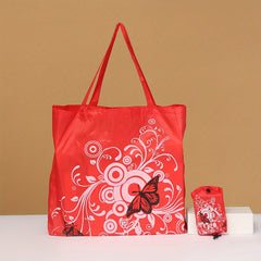 Portable Folding Tote Bag Creative Printed Lightweight Bag For Travel