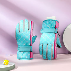 Children's Winter Skiing Warm Gloves, Windproof & Coldproof