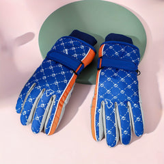 Children's Winter Skiing Warm Gloves, Windproof & Coldproof
