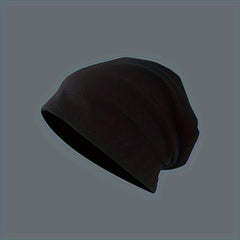 Windproof Winter Slouchy Beanie Hat Solid Street Casual Warm Cap