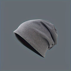 Windproof Winter Slouchy Beanie Hat Solid Street Casual Warm Cap
