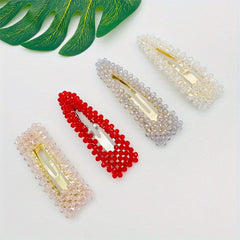4pcs Small Hair Clip Hairpin Headwear
