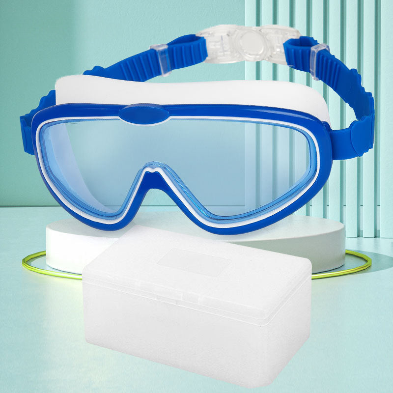 Large Frame Anti-fog Swimming Goggles with High Definition - Underwater Gear