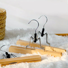 Non-slip Wooden Skirt Storage Rack Pants Hanger