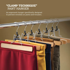 Non-slip Wooden Skirt Storage Rack Pants Hanger