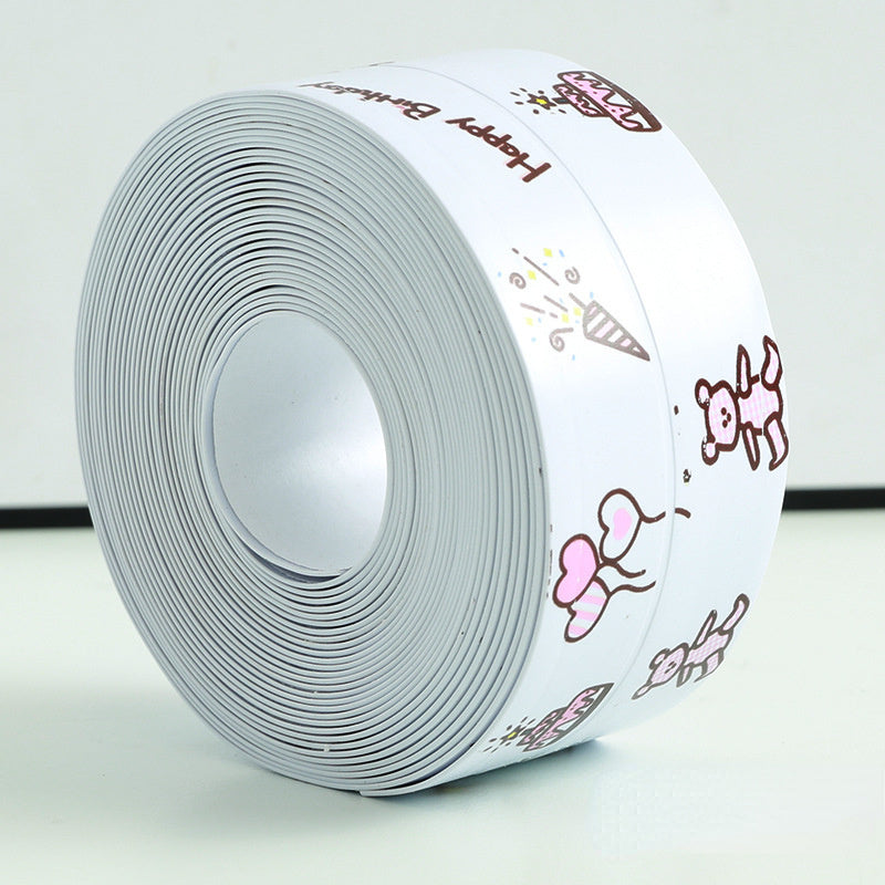 PVC Waterproof Toilet Caulk Strip Self Adhesive Tub Sealing Tape