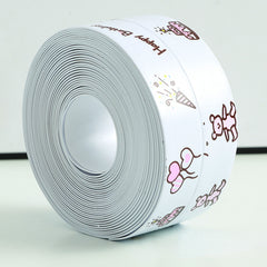 PVC Waterproof Toilet Caulk Strip Self Adhesive Tub Sealing Tape