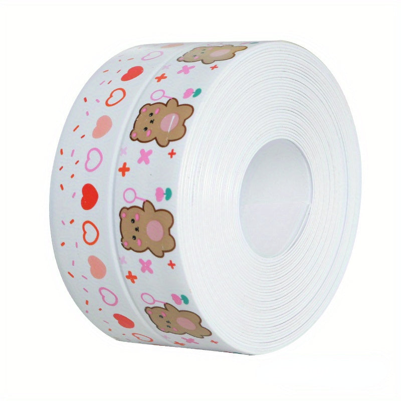 PVC Waterproof Toilet Caulk Strip Self Adhesive Tub Sealing Tape