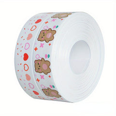 PVC Waterproof Toilet Caulk Strip Self Adhesive Tub Sealing Tape