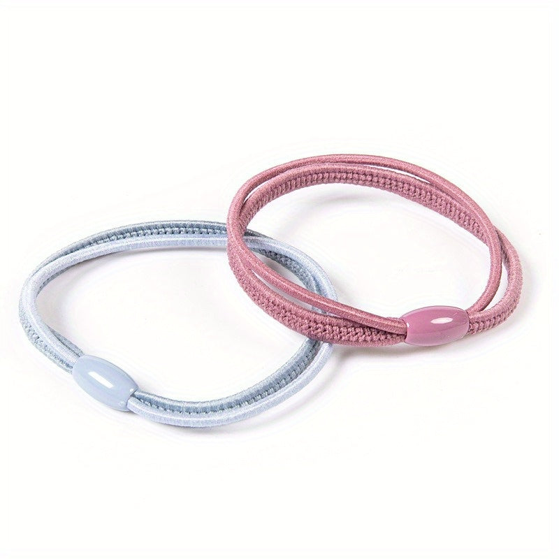 5pcs High Elastic Hair Rope Style Hair Ring Kids Hair Ties Random