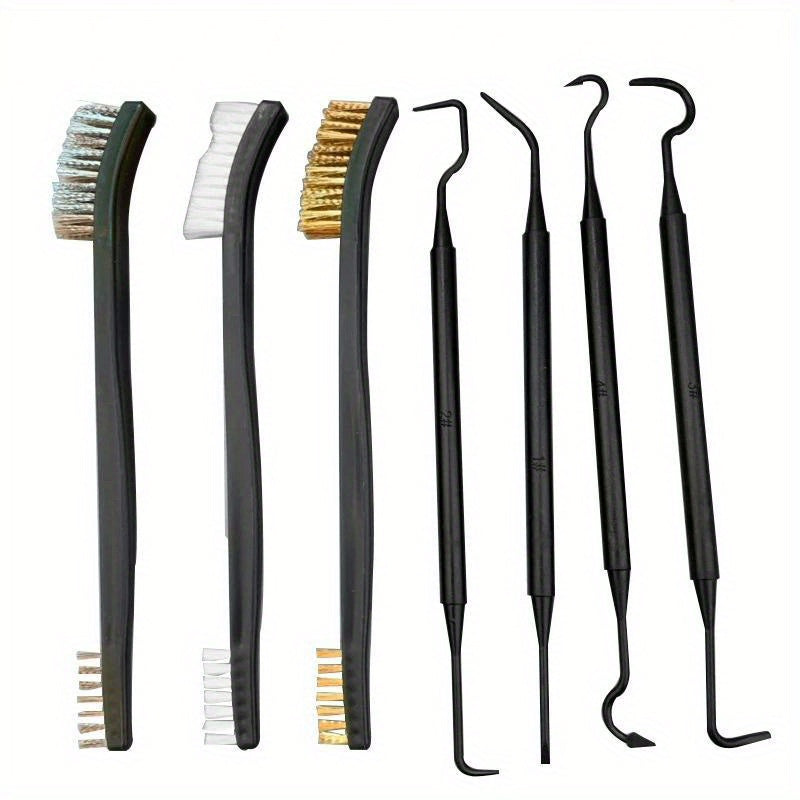 Heavy Duty Steel Wire Brush & Nylon Pick Set
