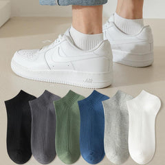 Men's Ankle Socks Breathable Sports Solid Socks