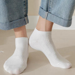 Men's Ankle Socks Breathable Sports Solid Socks