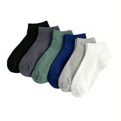 Men's Ankle Socks Breathable Sports Solid Socks