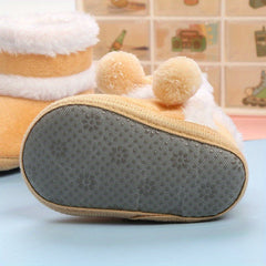 Soft Warm Fleece Baby Girl Boots for Winter