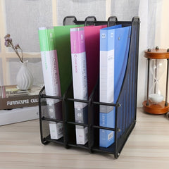 Metal File Holder Magazine Organizer Desktop Document Folder Holder