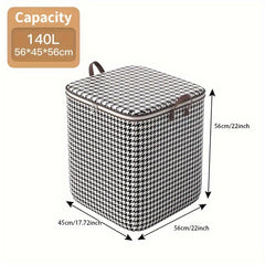 Large Capacity Storage Bag Dustproof Zipper Organizer Blanket Box