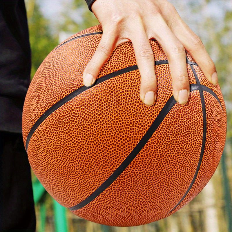 Wear Resistant 5 7 Basketball for Indoor & Outdoor Training PU Rubber Adult