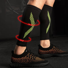 Striped Sports Leg Warmers Compression Calf Warmers