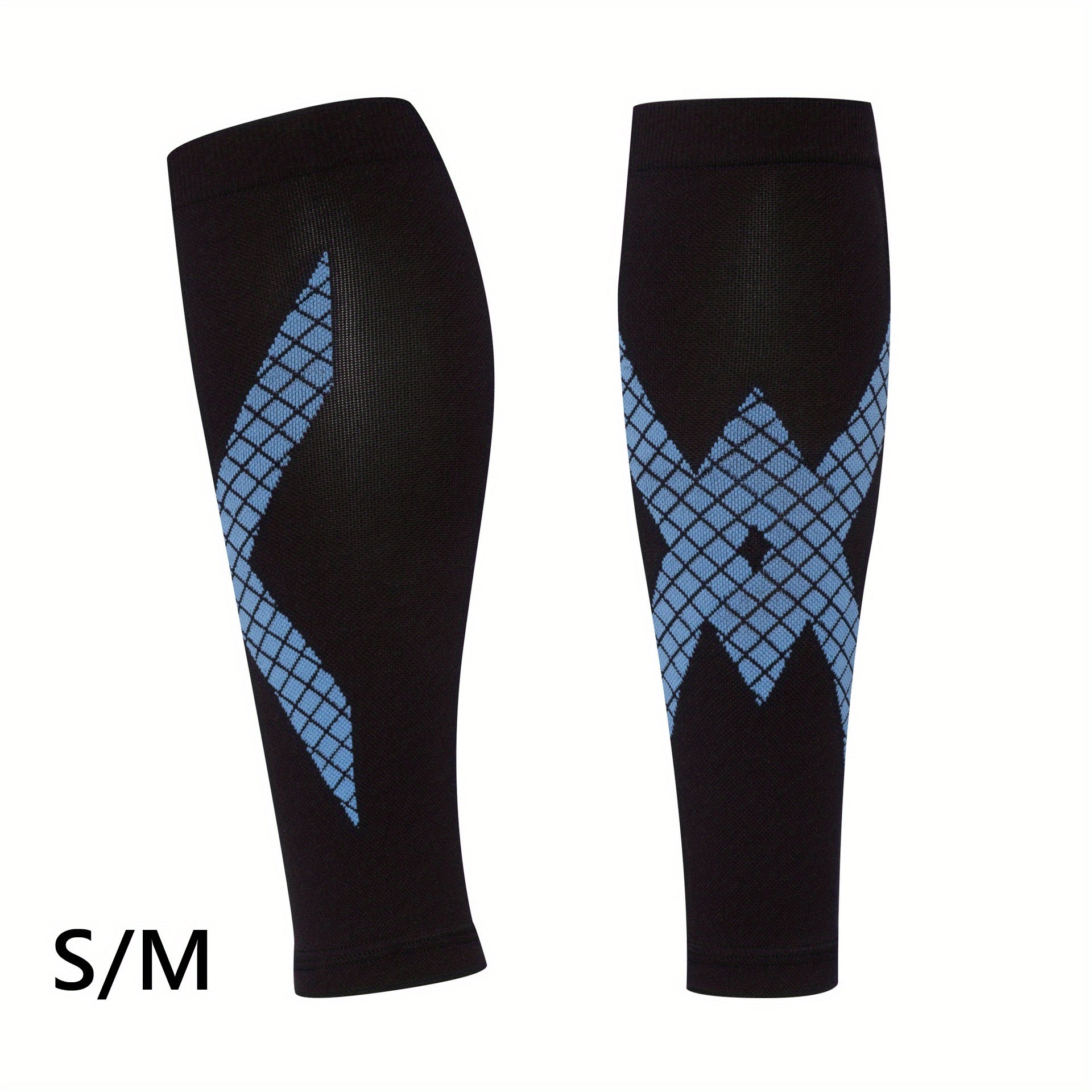 Striped Sports Leg Warmers Compression Calf Warmers