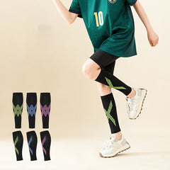 Striped Sports Leg Warmers Compression Calf Warmers