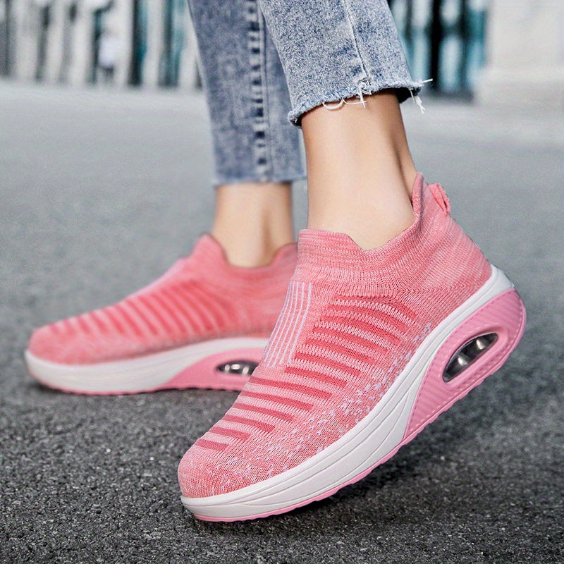 Mesh Air Cushion Sneakers Comfortable Running Shoes Women's Footwear