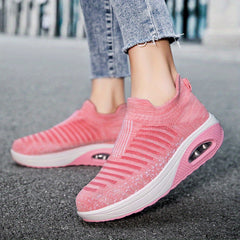 Mesh Air Cushion Sneakers Comfortable Running Shoes Women's Footwear