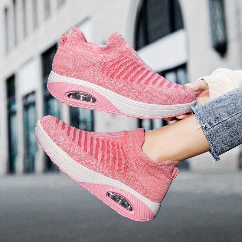 Mesh Air Cushion Sneakers Comfortable Running Shoes Women's Footwear