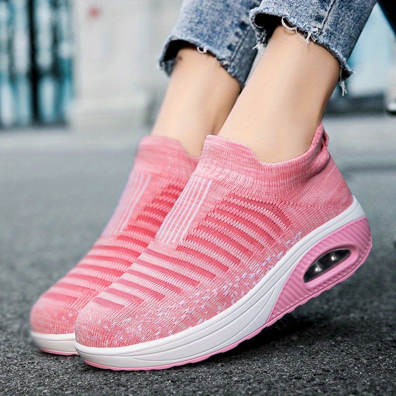 Mesh Air Cushion Sneakers Comfortable Running Shoes Women's Footwear