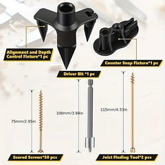 Dreyoo Squeaky Floor Repair Kit - Eliminates Floor Squeak - Fits Carpet & Hardwo