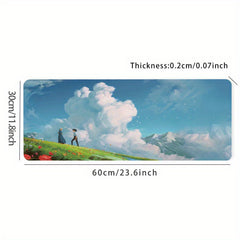 Anime Couple Mouse Pad Non Slip Desk Mat Laptop Keyboard Mouse Pad