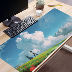 Anime Couple Mouse Pad Non Slip Desk Mat Laptop Keyboard Mouse Pad