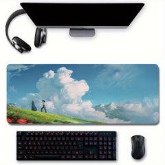 Anime Couple Mouse Pad Non Slip Desk Mat Laptop Keyboard Mouse Pad