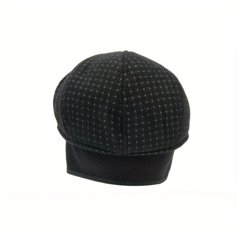 Winter Warm Hat Middle Aged Men Cap For Dad Grandpa