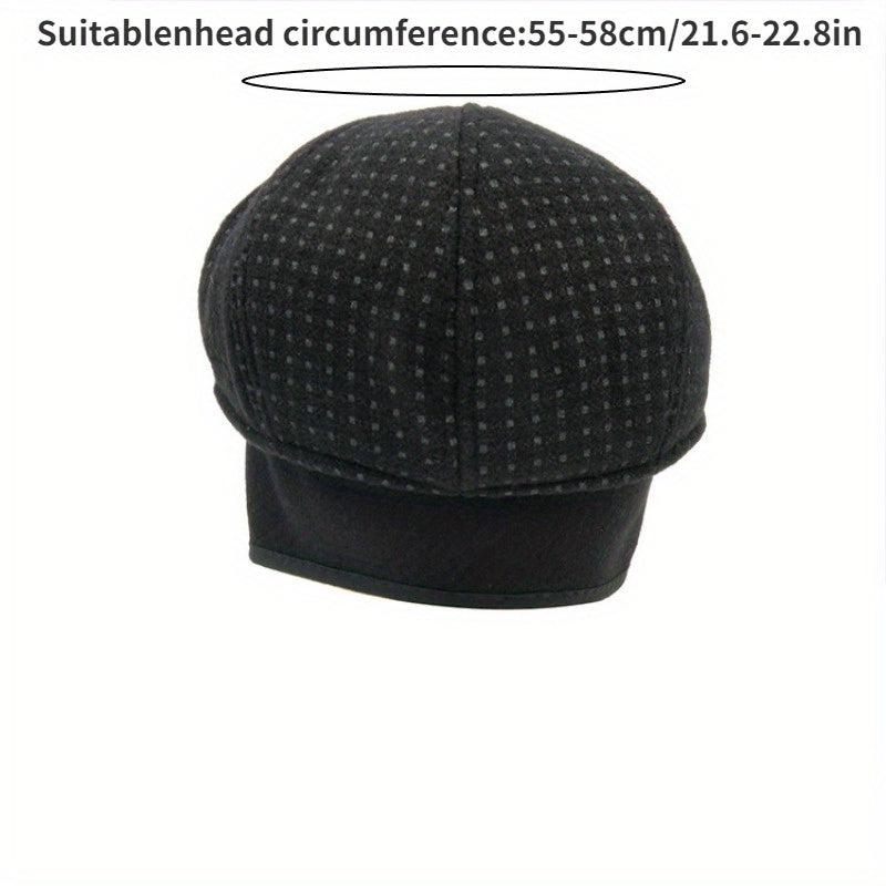 Winter Warm Hat Middle Aged Men Cap For Dad Grandpa