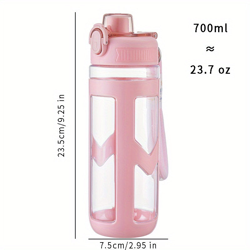 700ml Portable Clear Water Bottle 23.7OZ