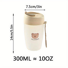 300ml Mini Handheld Frosted Water Bottle for Outdoor Sports & Travel