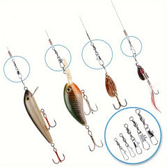 Fishing Ball Bearing Swivels With Snaps Strong and Durable Fishing Accessories