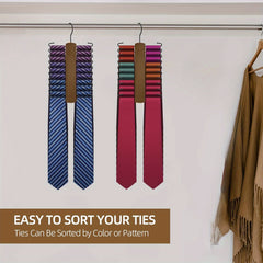 Non-slip Ties Hanger Belts Drying Rack Organizer Closet Wardrobe Home Dorm